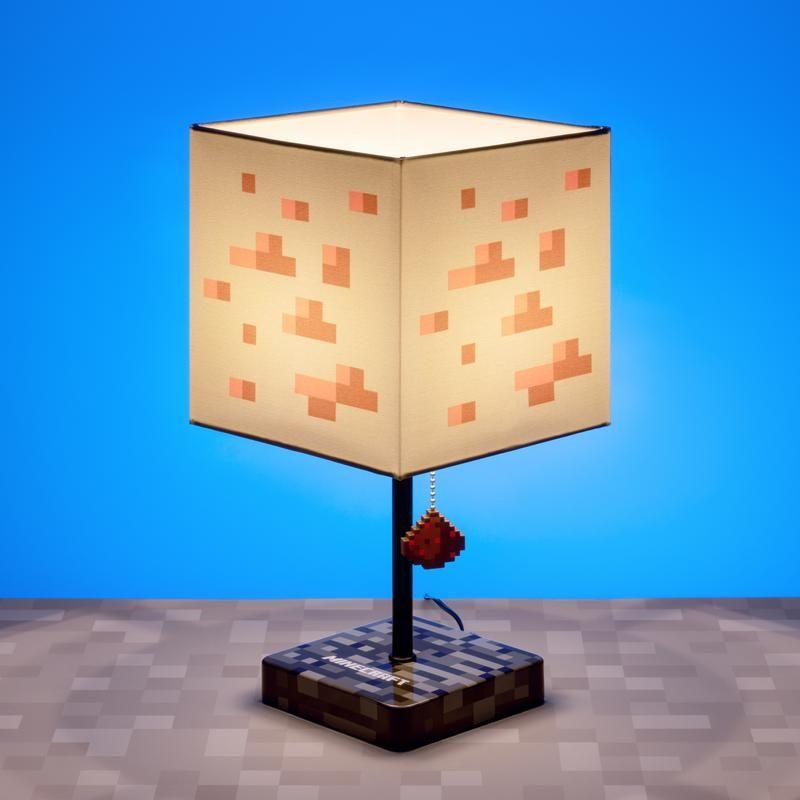 inecraft Redstone Lamp with LED Light and Standard UK Wall Plug [Energy Class A+] | Officially Licensed Minecraft Merchandise