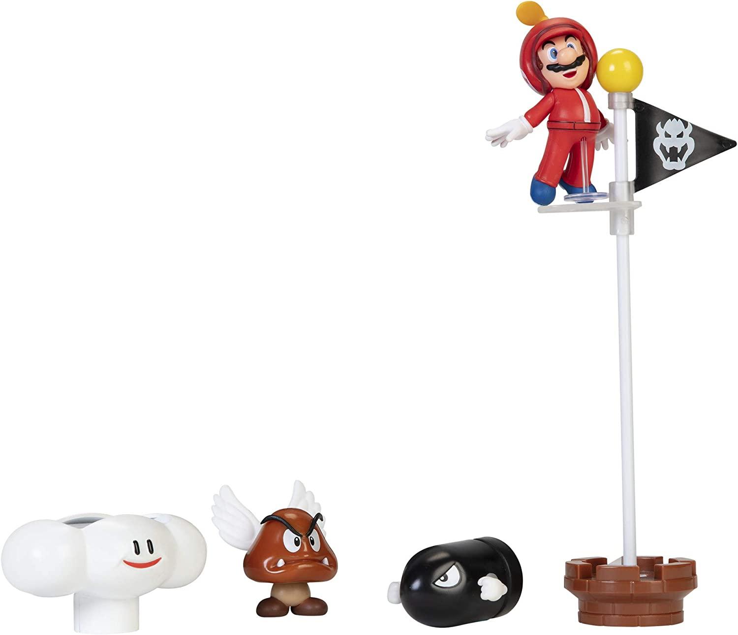 Super Mario World of Nintendo 2 Inch Action Figure - Cloud Diorama Set