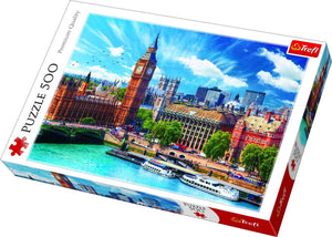 Trefl Sunny Day In London 500 Piece Jigsaw Puzzle - Gadget Station