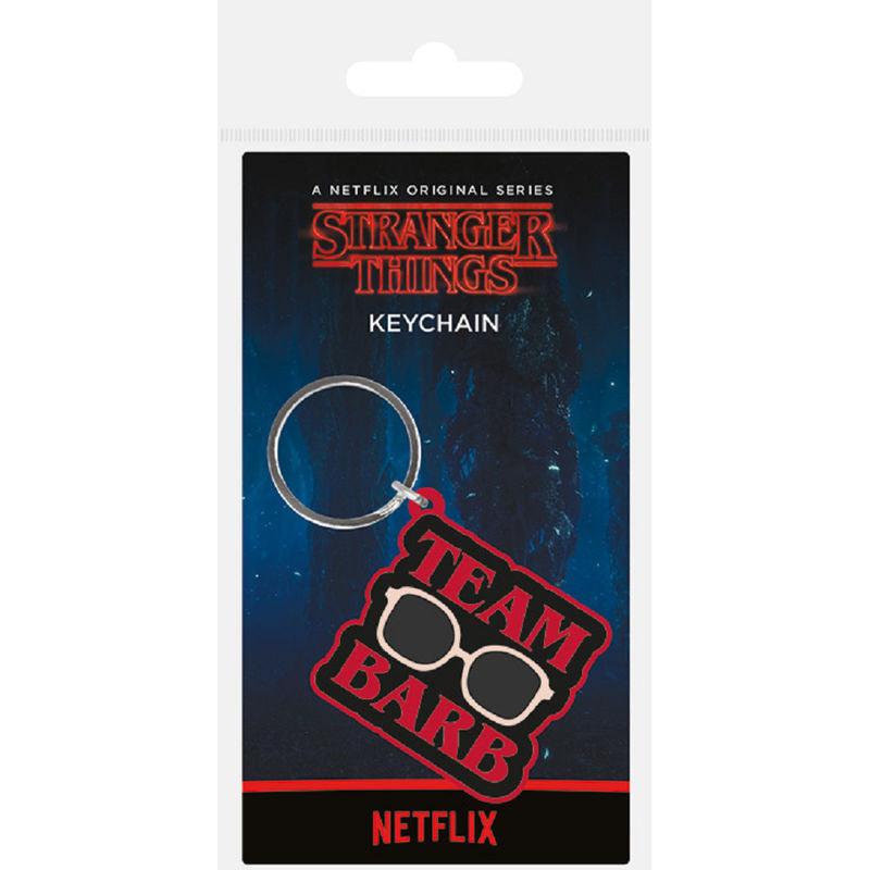 Stranger Things Team Barb Keychain