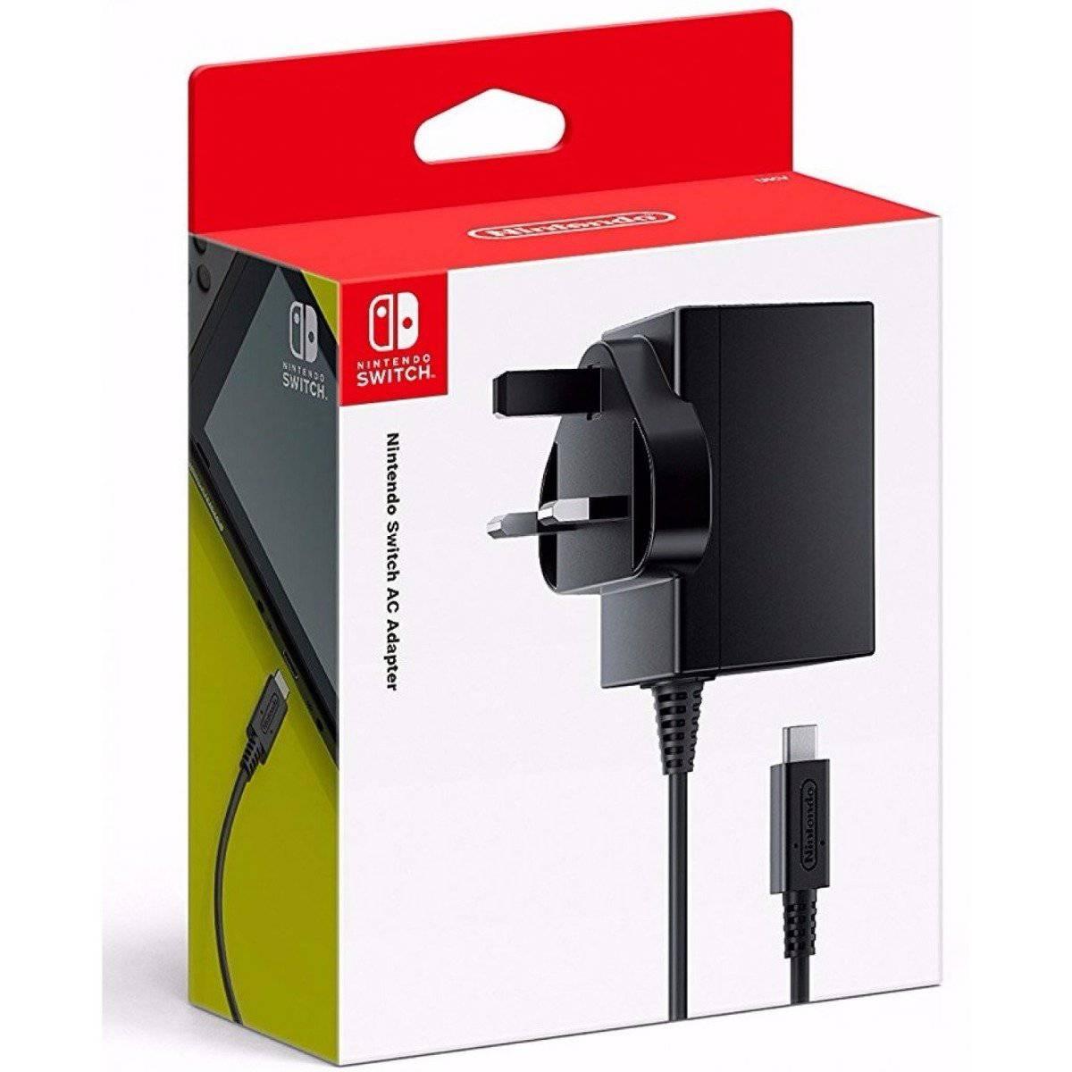 Nintendo Switch AC Adapter Power 3 Pin Plug UK - Gadget Station