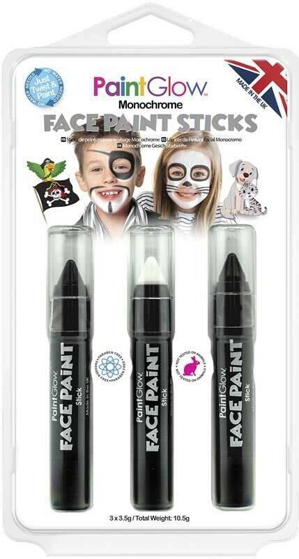 Paint Glow Monochrome Face Paint Stick