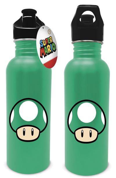 Super Mario Green Mushroom Water Bottle - Officially licensed product