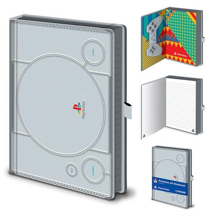 PlayStation Notebook Premium Wirebound A5 Faux Leather Journal with Lined Paper, 15x21cm - Official Merchandise