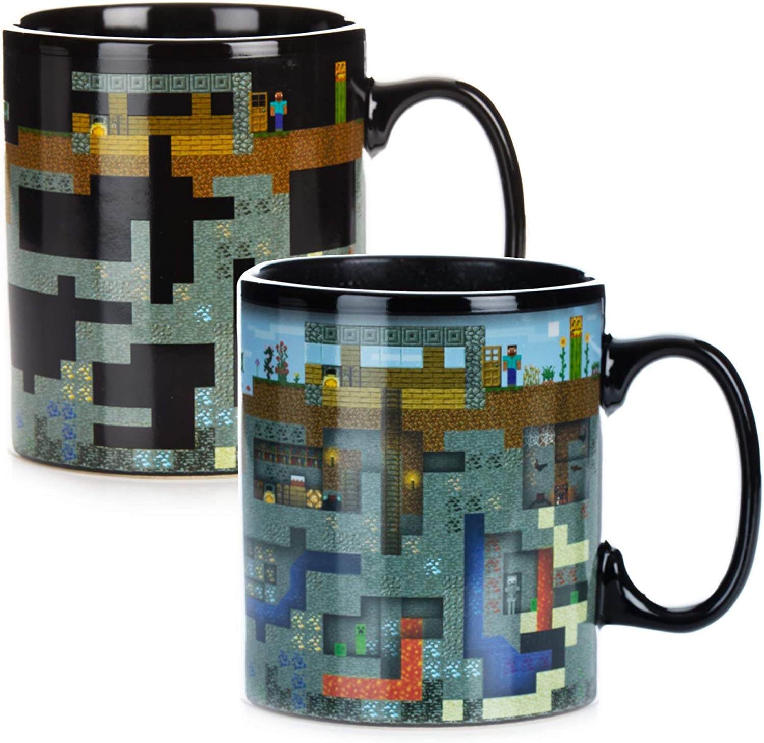 Minecraft Coffee, XL Heat Change Mug 550 ml – Gadget Station
