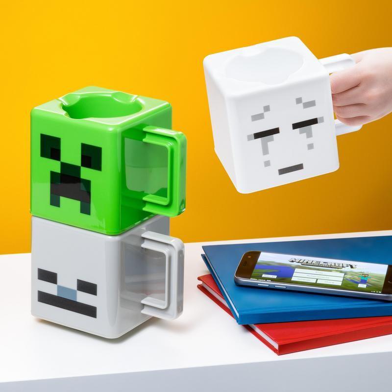 Minecraft Stacking Coffee Mugs, Set of 3 Minecraft Mugs