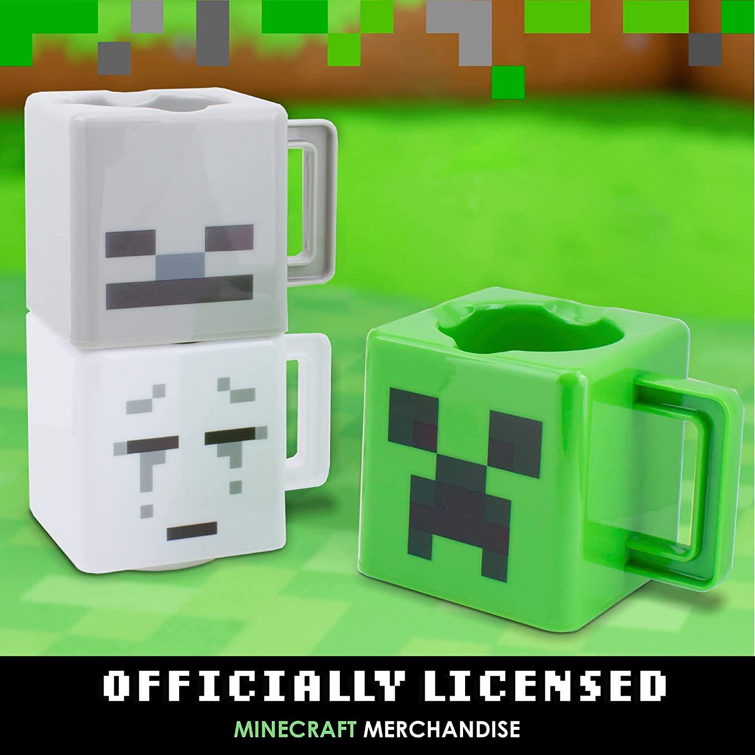 Minecraft Stacking Coffee Mugs, Set of 3 Minecraft Mugs