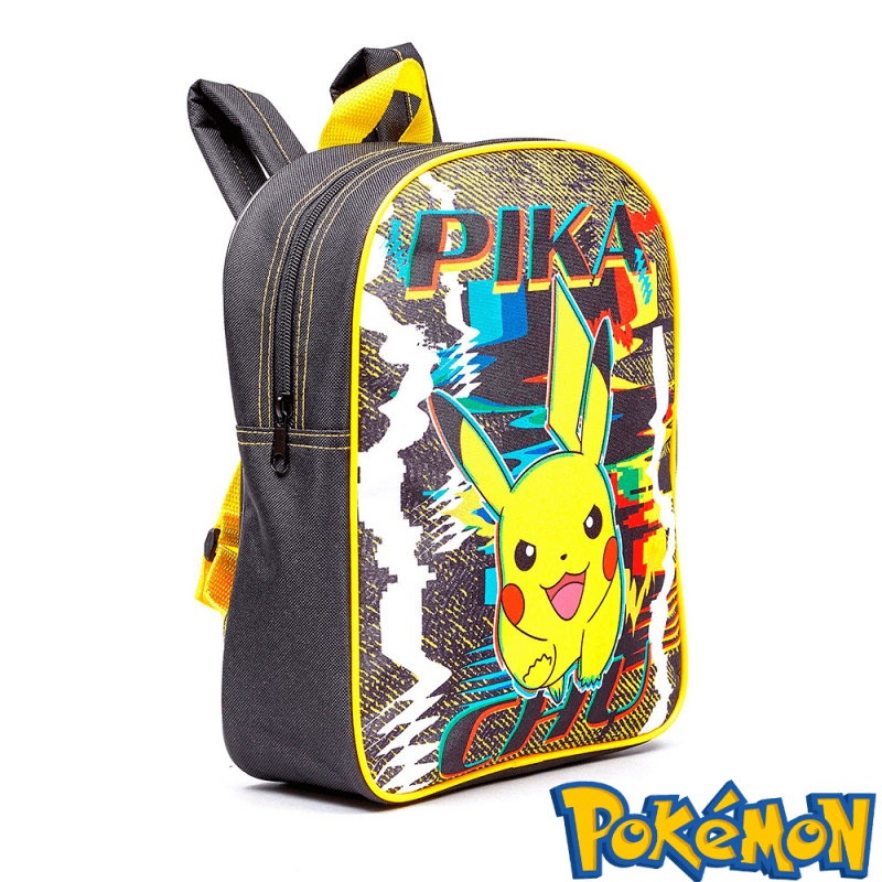 Pokemon Pikachu Distortion Design Childrens Backpack Kids School Bag