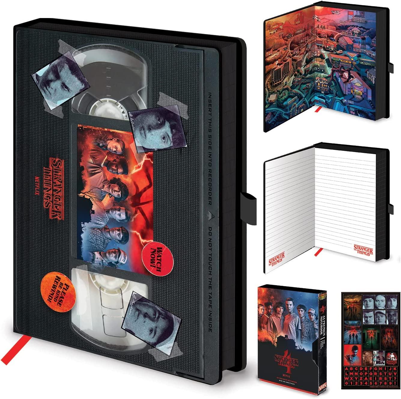 Stranger Things 4 (Season 4 VHS) A5 Premium Notebook