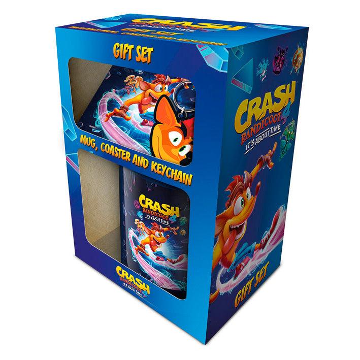 Crash Bandicoot Gift Set DC Comics Mug Coaster Keychain