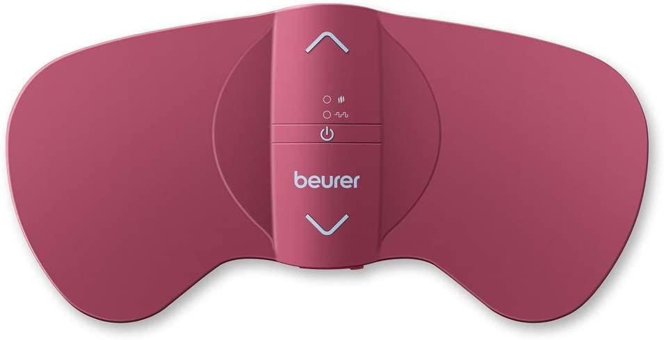 Beurer Menstrual Relax, TENS and Heat for Natural Menstrual Pain Relief, Suitable for Endometriosis, 15 Intensity Levels, Rechargeable Battery, Wear Under Clothes, Medical Device, Red