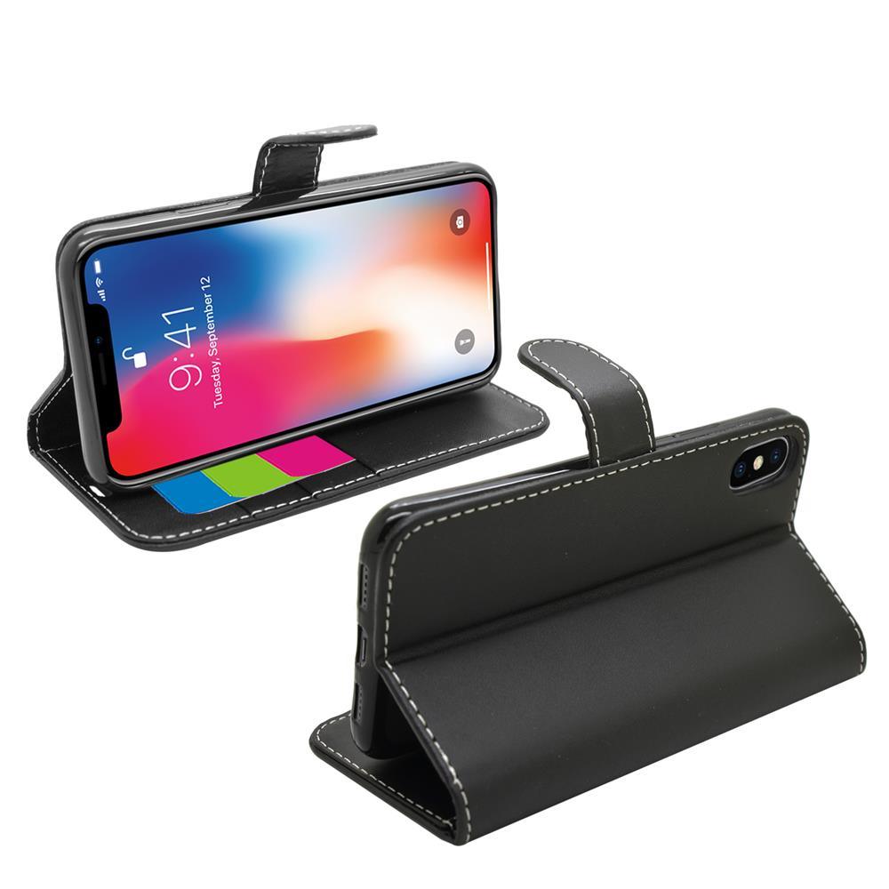 Wallet Case Cover for Apple iPhone XS Max - Black