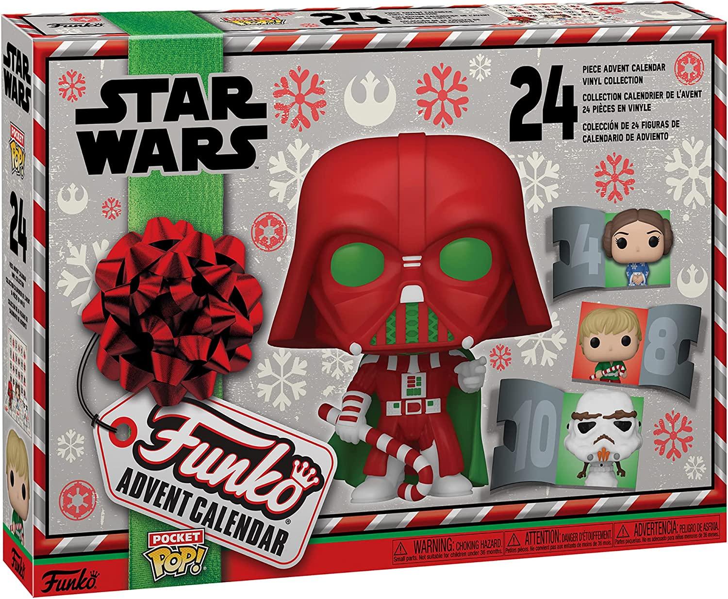 Funko POP Christmas Advent Calendar 2022: Star Wars With 24 Days of Surprise Pocket POP! Figurine