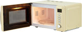 Beko Solo Retro Microwave 20L 800W - Cream [Energy Class A]