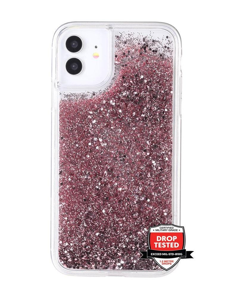 GlitterFall Case Cover for Apple iPhone 11 Rose Gold