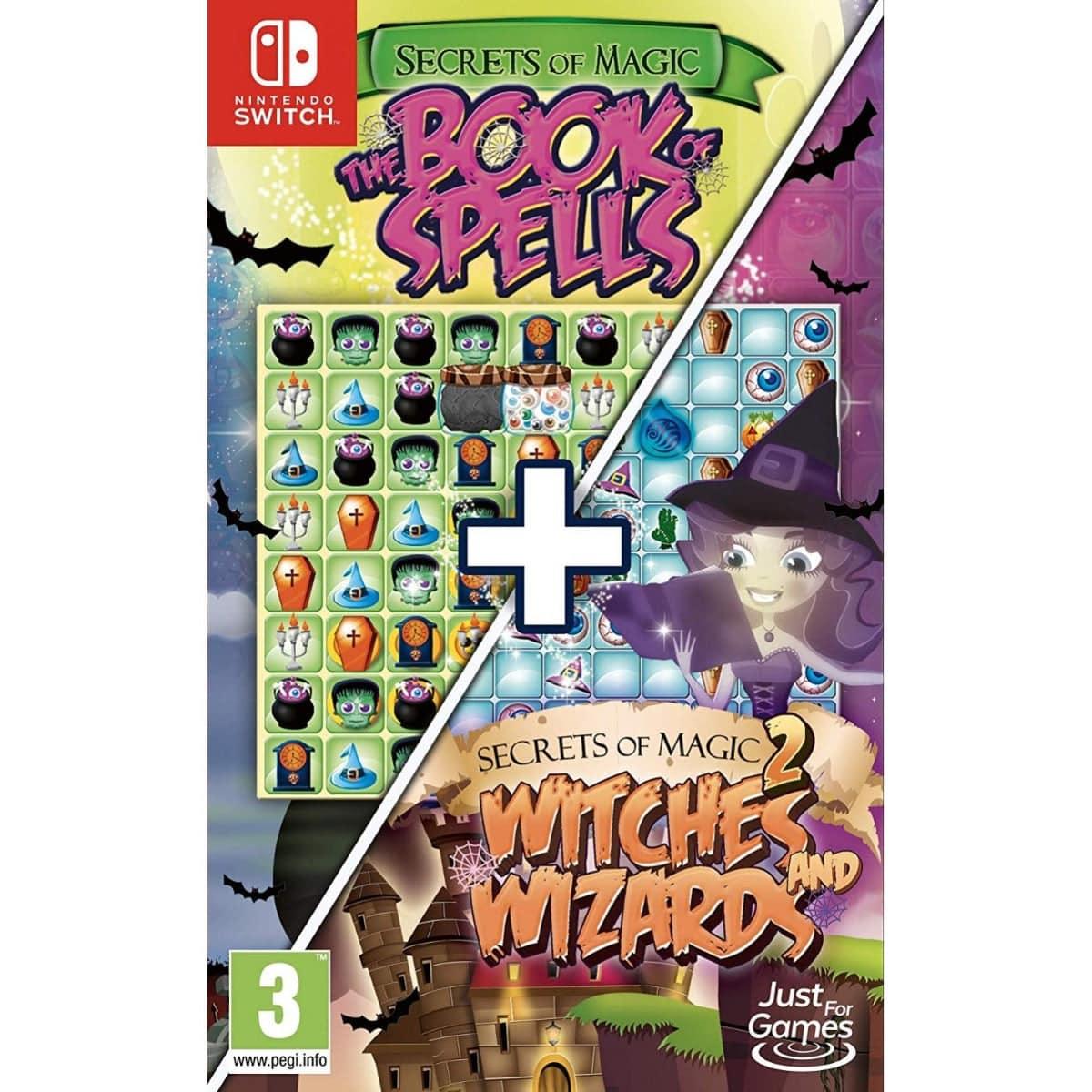 Secrets of Magic: The Book of Spells + Secrets of Magic 2: Witches and Wizards (Nintendo Switch)