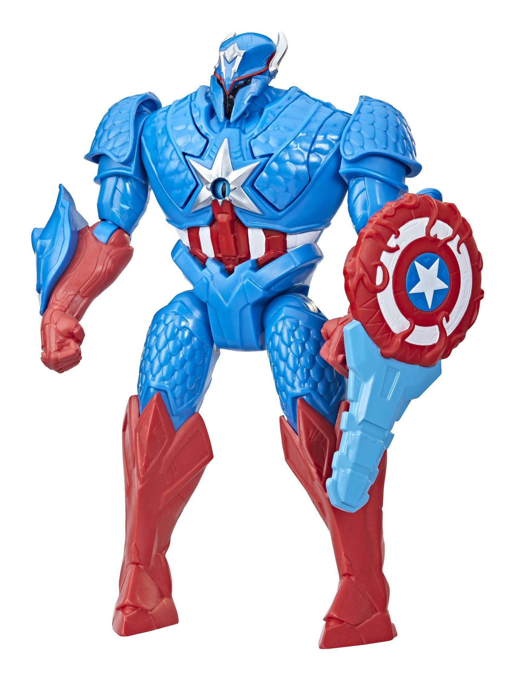 Marvel Avengers Mech Strike Monster Hunters Captain America Hunter Suit