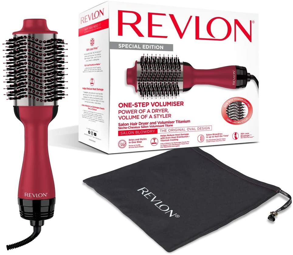 REVLON Salon One-Step Hair Dryer and Volumiser with Titanium Coating