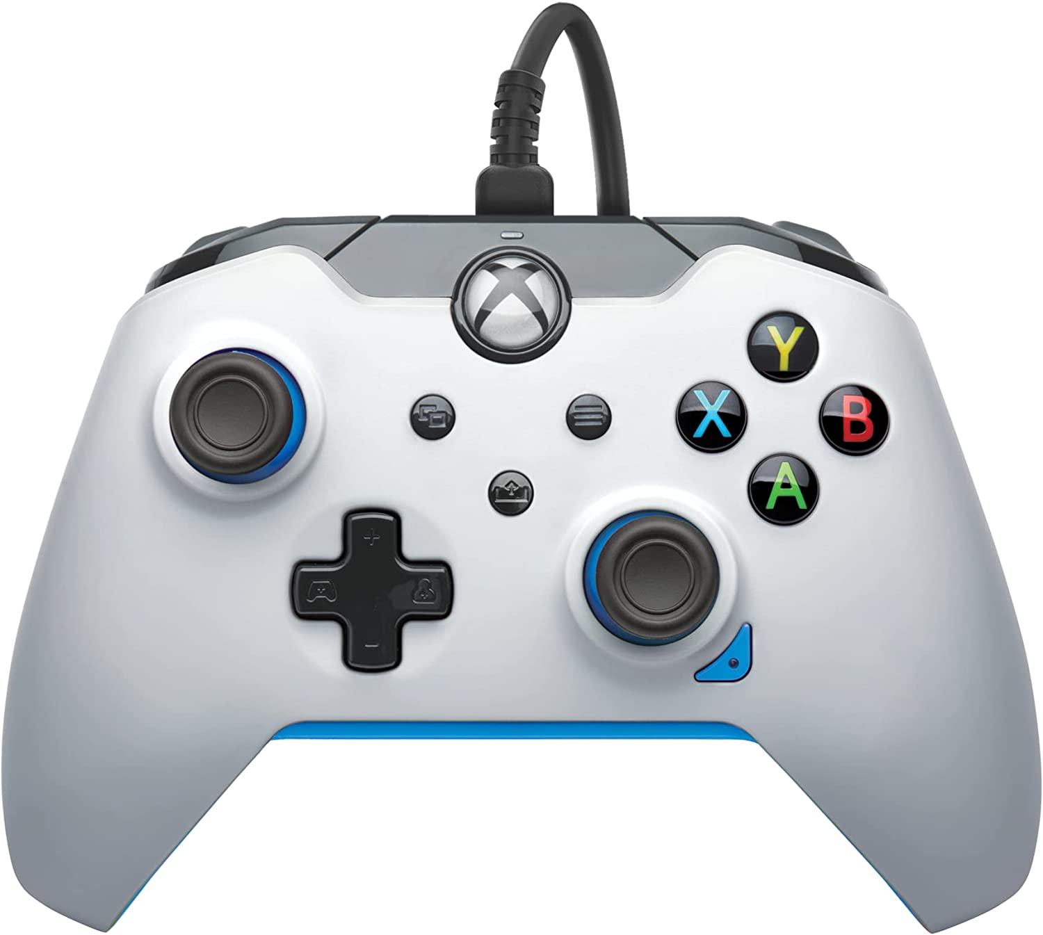 Wired Controller Ion White for Xbox Series X|S, Gamepad, Wired Video Game Controller, Gaming Controller, Xbox One, Officially Licensed - Xbox Series X