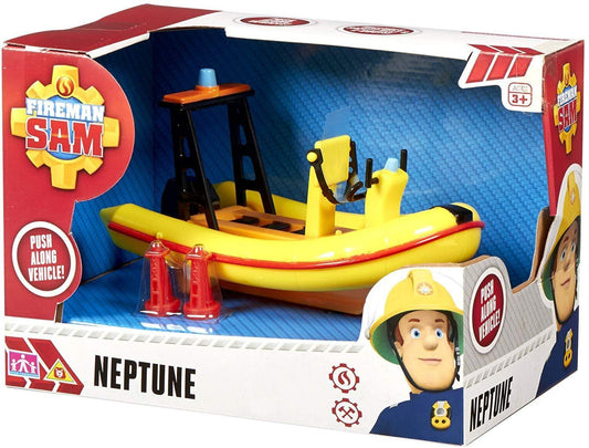 Fireman Sam - Neptune Rescue Boat Push Along Vehicle