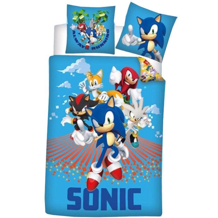 Sonic The Hedgehog microfibre duvet cover bed 90cm