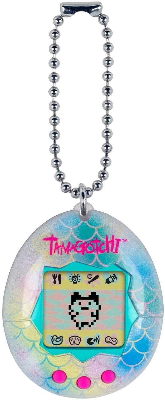 TAMAGOTCHI Original Electronic Mermaid - Feed, Care, Nurture-Virtual Pet with Chain for on The go Play