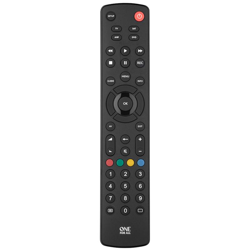 One For All URC1240 Contour Universal 4 in 1 Remote Control