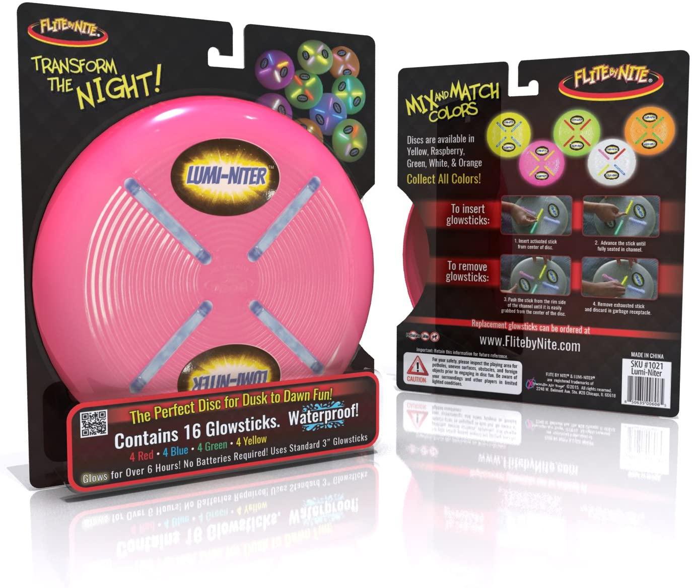 Flite by Nite Lumi Niter Raspberry Disc