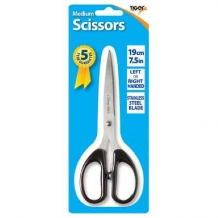 Black Handle Scissors 19cm (7.5inch)