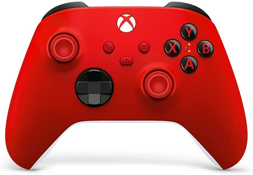 Xbox Wireless Controller Pulse Red for Xbox Series X, Xbox One, Windows 10 PC, Android, and iOS