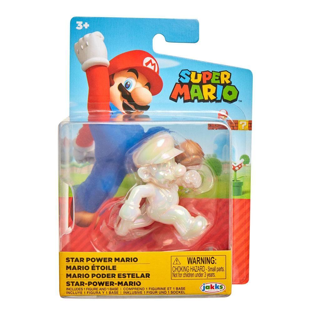 World of Nintendo Super Mario Star Power Mario 2.5 Inch Figure