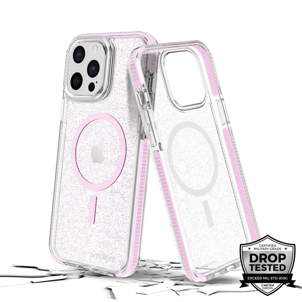 Prodigee Case Designed for Apple iPhone 13 Pro Max Shock-Absorbent Sleek Smooth Superstar + Mag ROSE