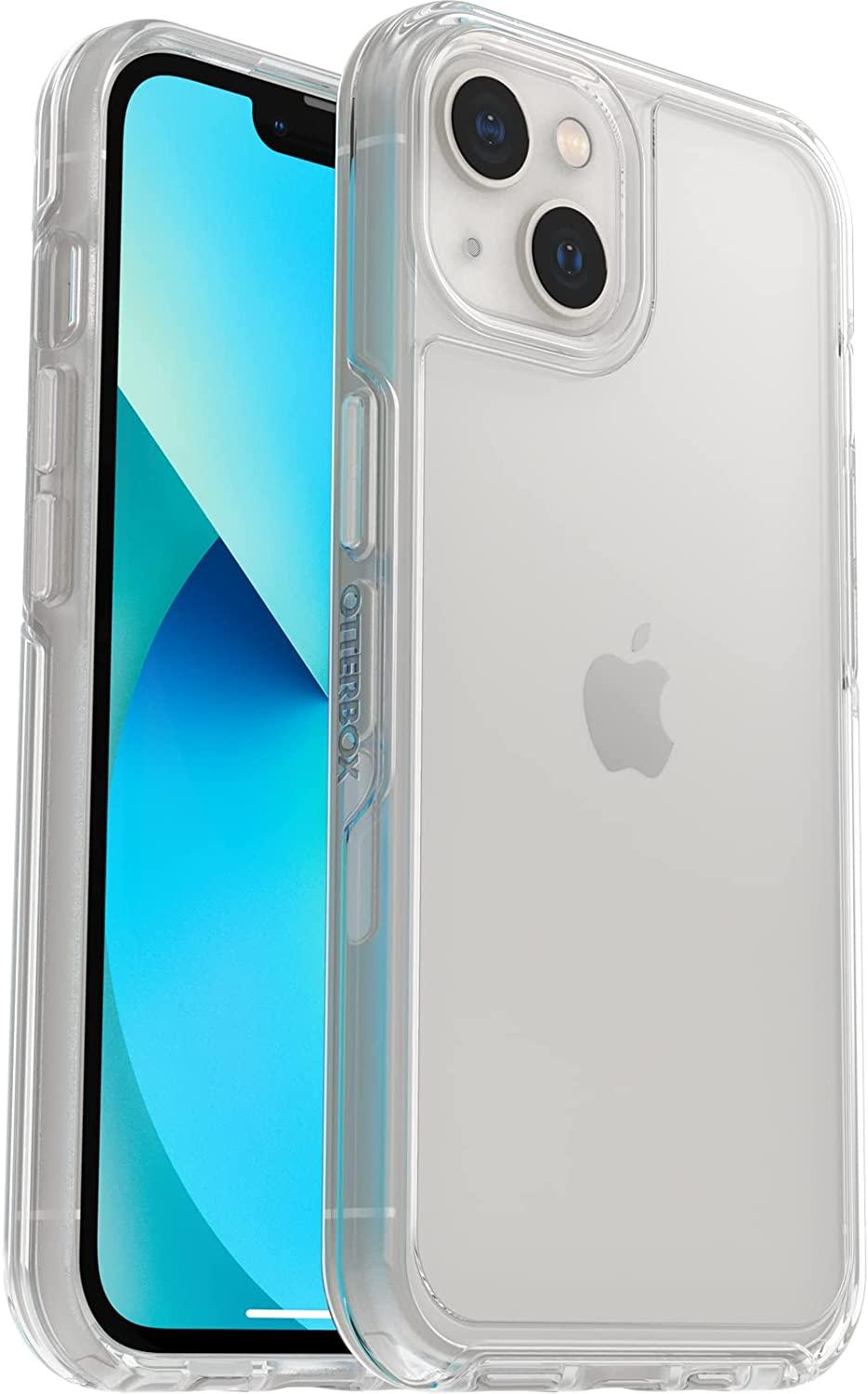 OtterBox for Apple iPhone 13, Sleek Drop Proof Protective Clear Case, Symmetry Clear Series, Clear - Non-Retail Packaging