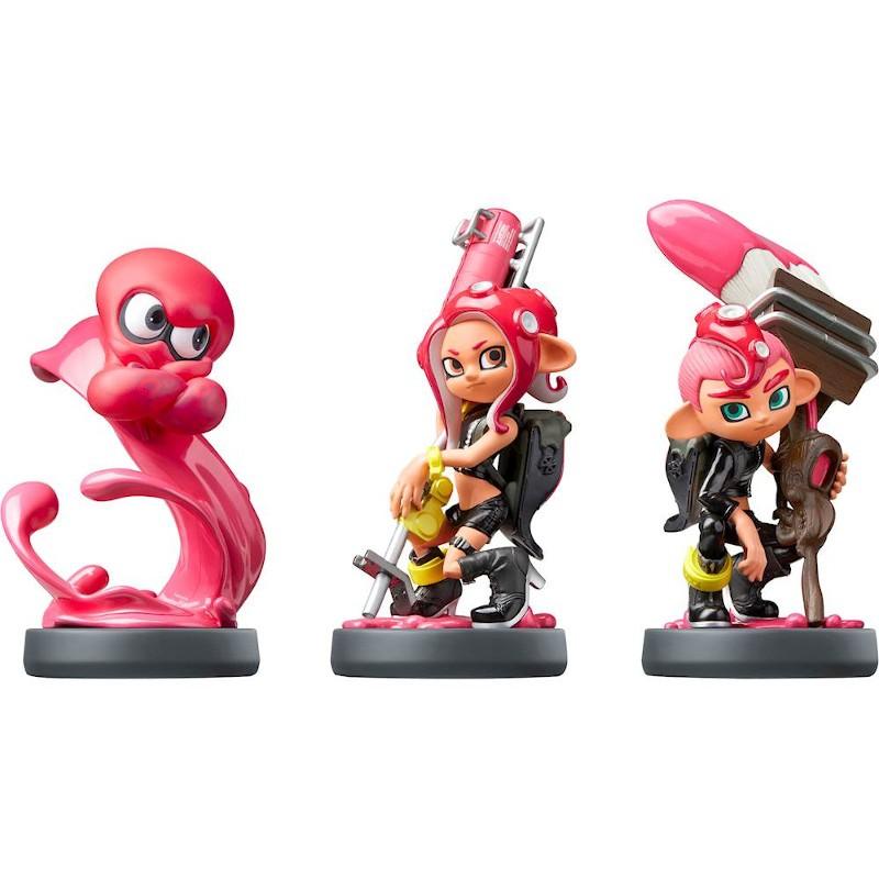 Octoling Triple Pack (Octoling Boy + Octopus + Girl) amiibo (Splatoon Collection) (Nintendo Switch)