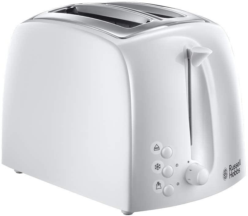 Russell Hobbs Textures 2-Slice Toaster White [Energy Class A]