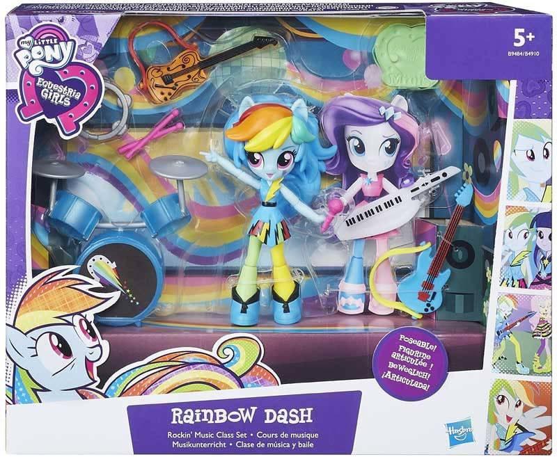 My Little Pony Equestria Girls Minis Rainbow Dash Rocking Music Class Set