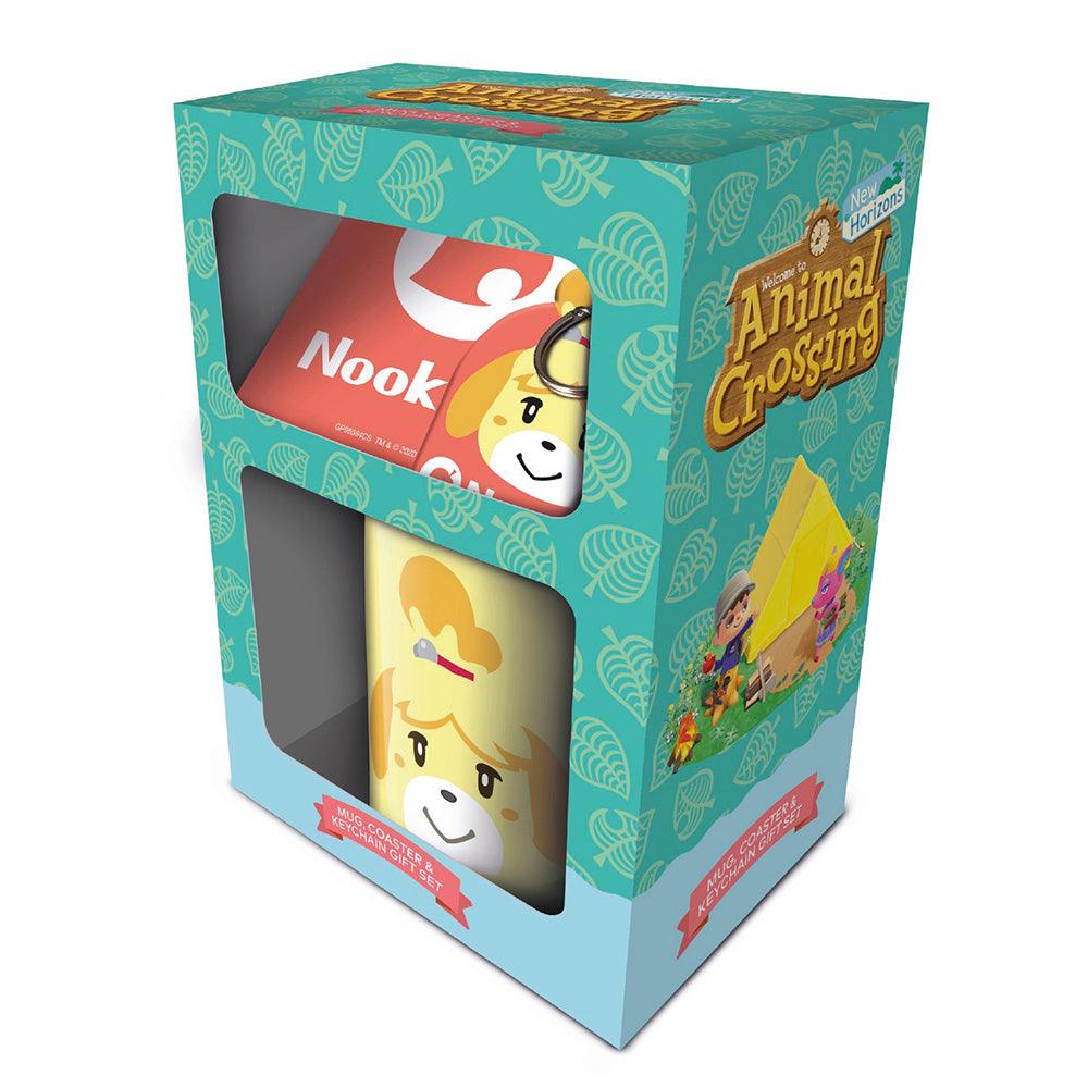 Animal Crossing (Isabelle) Mug, Coaster and Keychain Gift Set