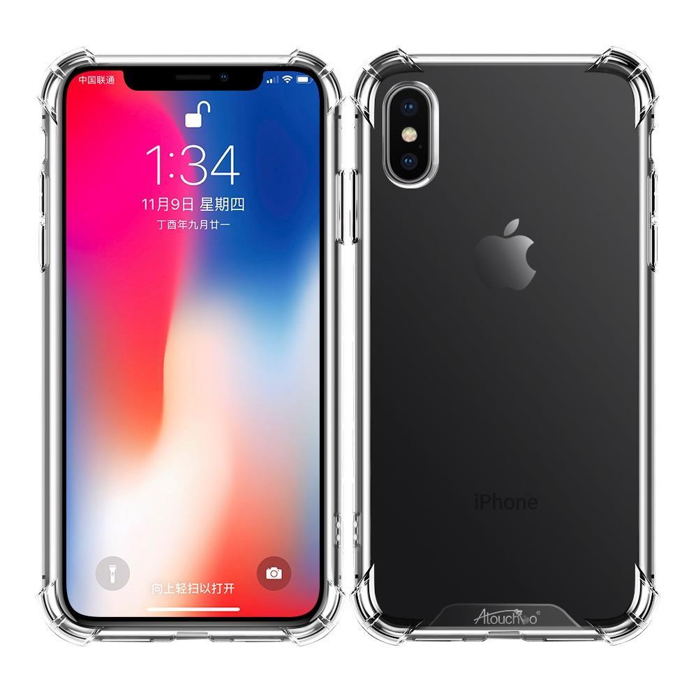 King Kong Anti Burst Case Cover for Apple iPhone XS/X Clear