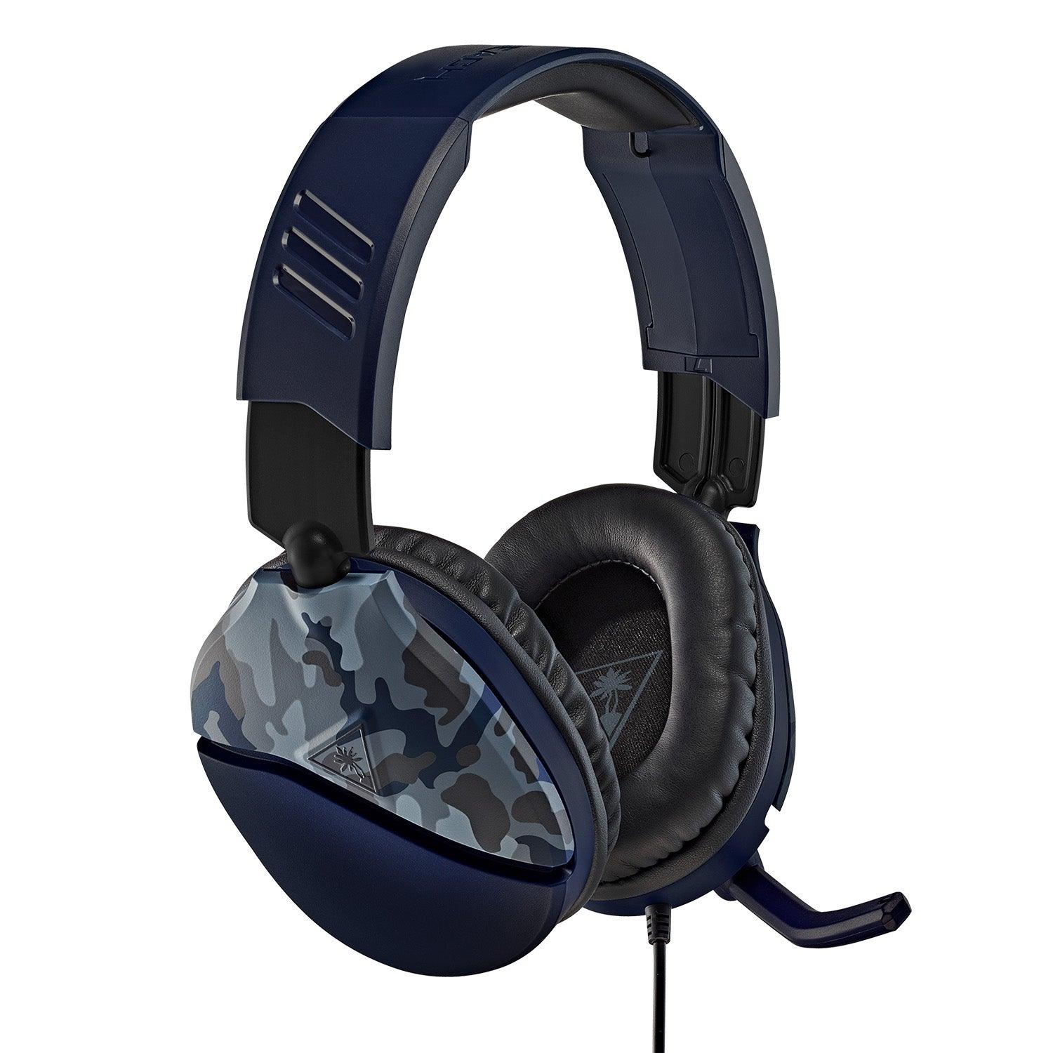 Turtle Beach RECON 70 Gaming Headset, Blue Camo for PlayStation PS4 PS5, Xbox and Nintendo Switch