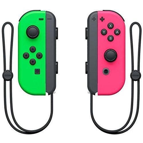 Nintendo Switch Joy Con Controller Pair Neon Pink and Neon Green