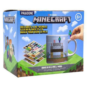 Minecraft Build-A-Level Gamers Mug Perfect For Tea & Coffee - Gadget Station