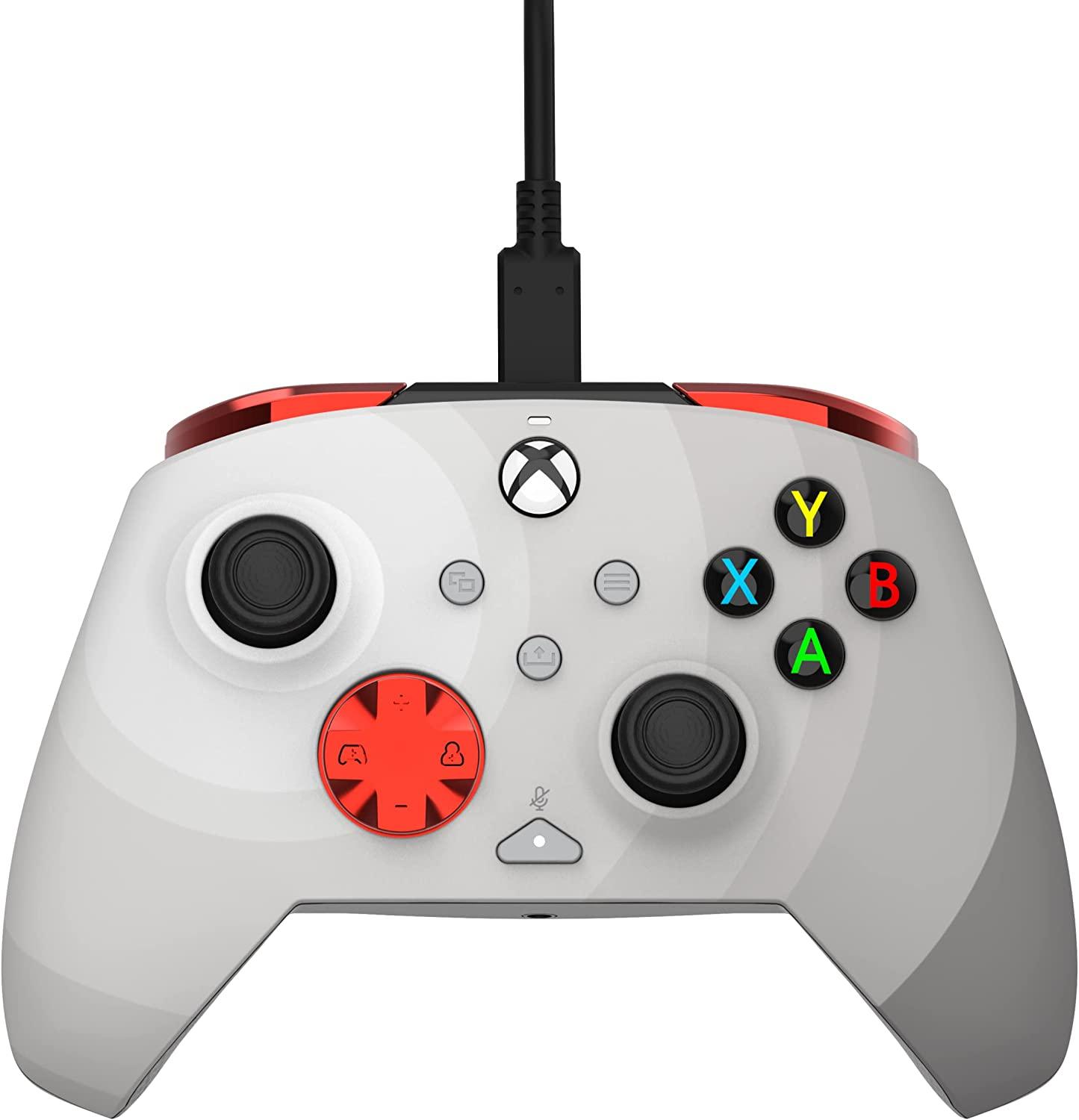 Wired Controller Radial White for Xbox Series X|S, Gamepad, Wired Video Game Controller, Gaming Controller, Xbox One, Officially Licensed - Xbox Series X