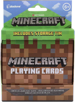 Playing Cards | Includes Collectors Embossed Storage Tin Idea For Minecraft Fans - Gadget Station