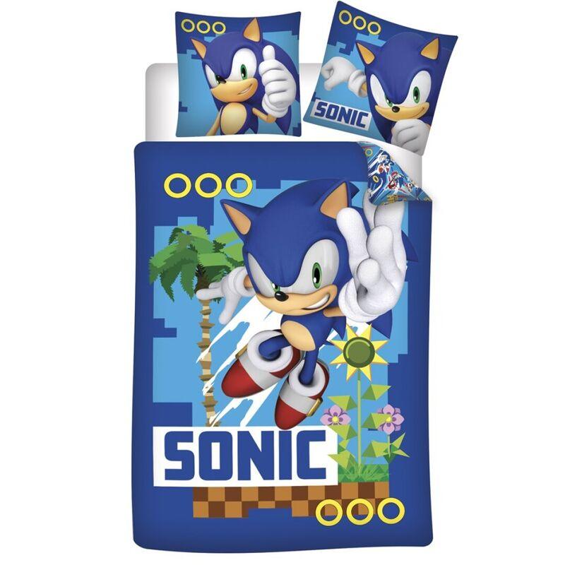 Sonic The Hedgehog microfibre duvet cover bed 90cm