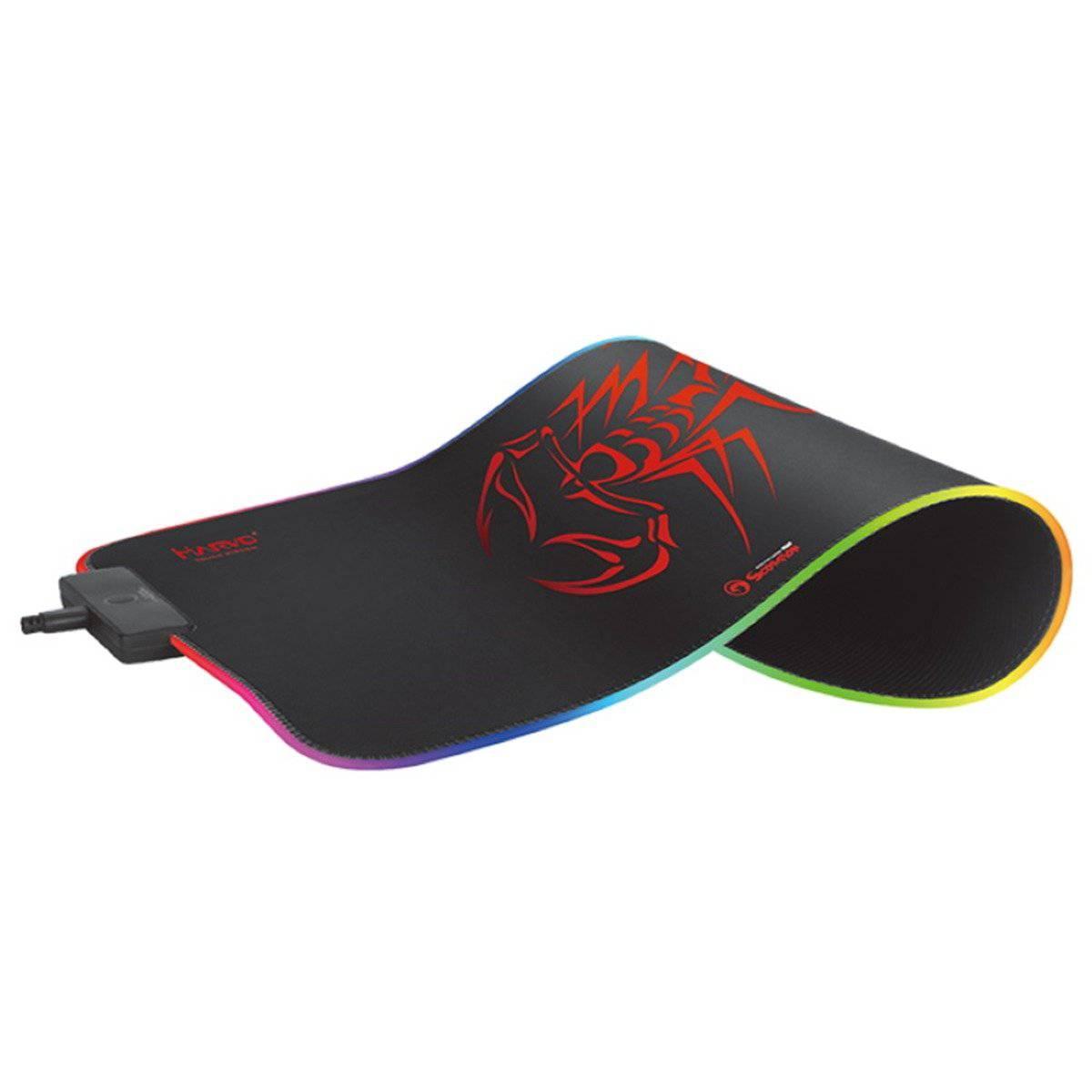 Marvo Scorpion MG08 RGB LED Medium Gaming Mouse Pad - Gadget Station