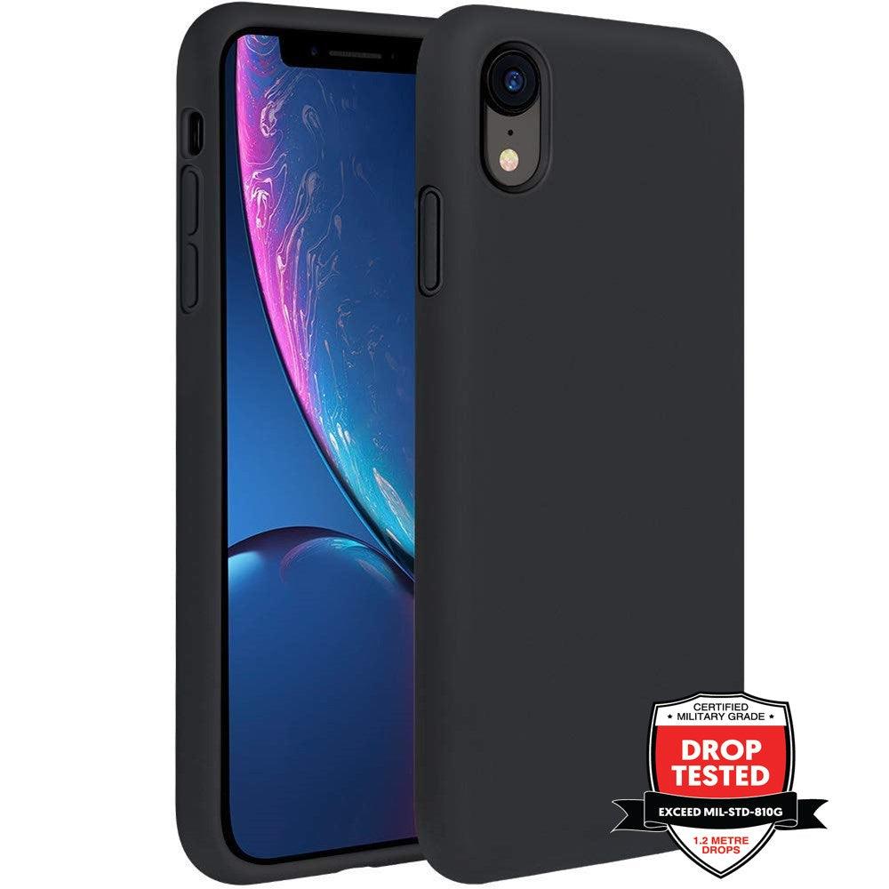 Silicone Case Cover for Apple iPhone XR Black