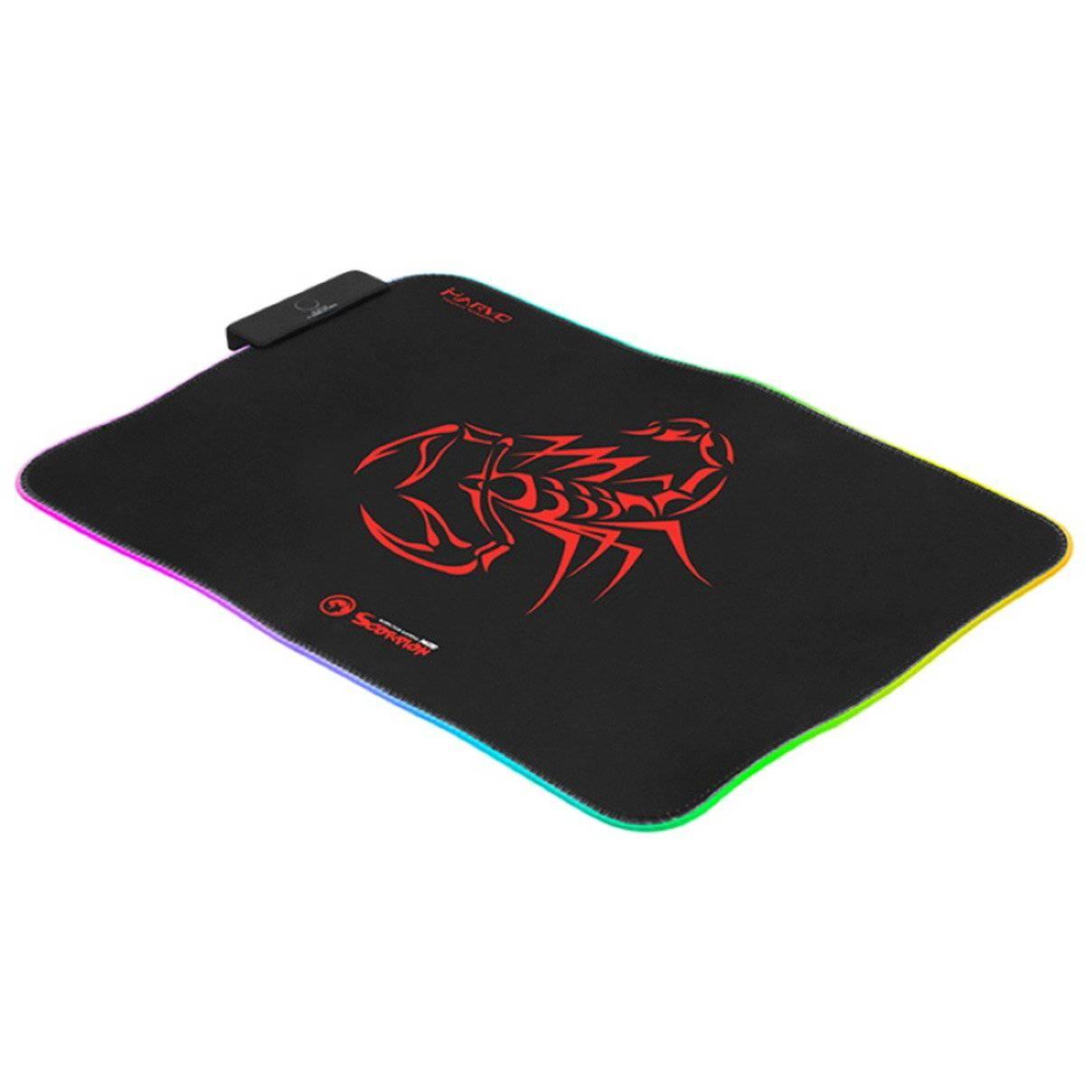 Marvo Scorpion MG08 RGB LED Medium Gaming Mouse Pad - Gadget Station