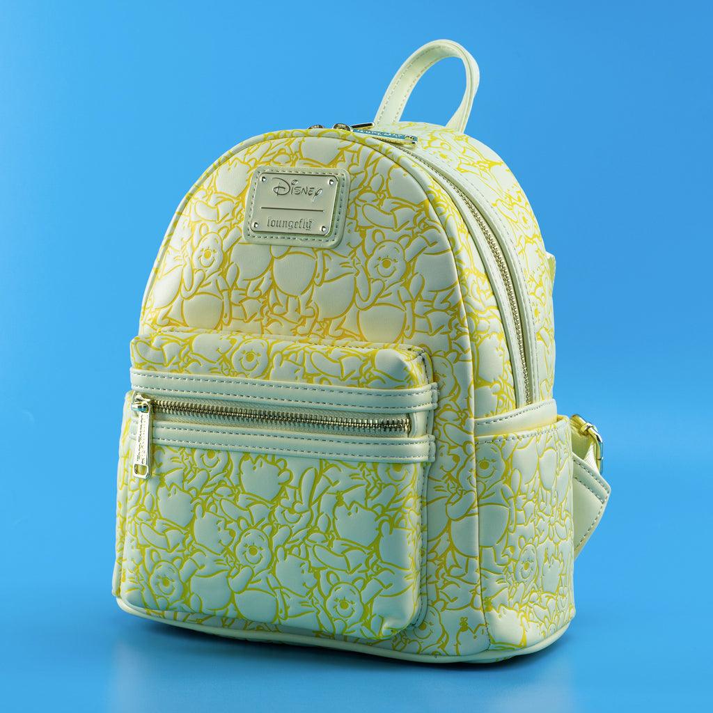 Loungefly Disney Winnie the Pooh Pooh Bear Allover Embossed Print Mini Backpack