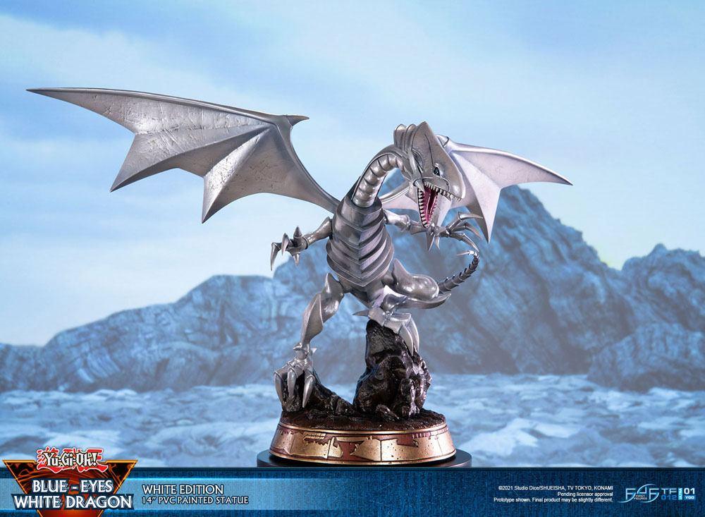Yu-Gi-Oh! PVC Statue Blue-Eyes White Dragon White Edition 35 Cm