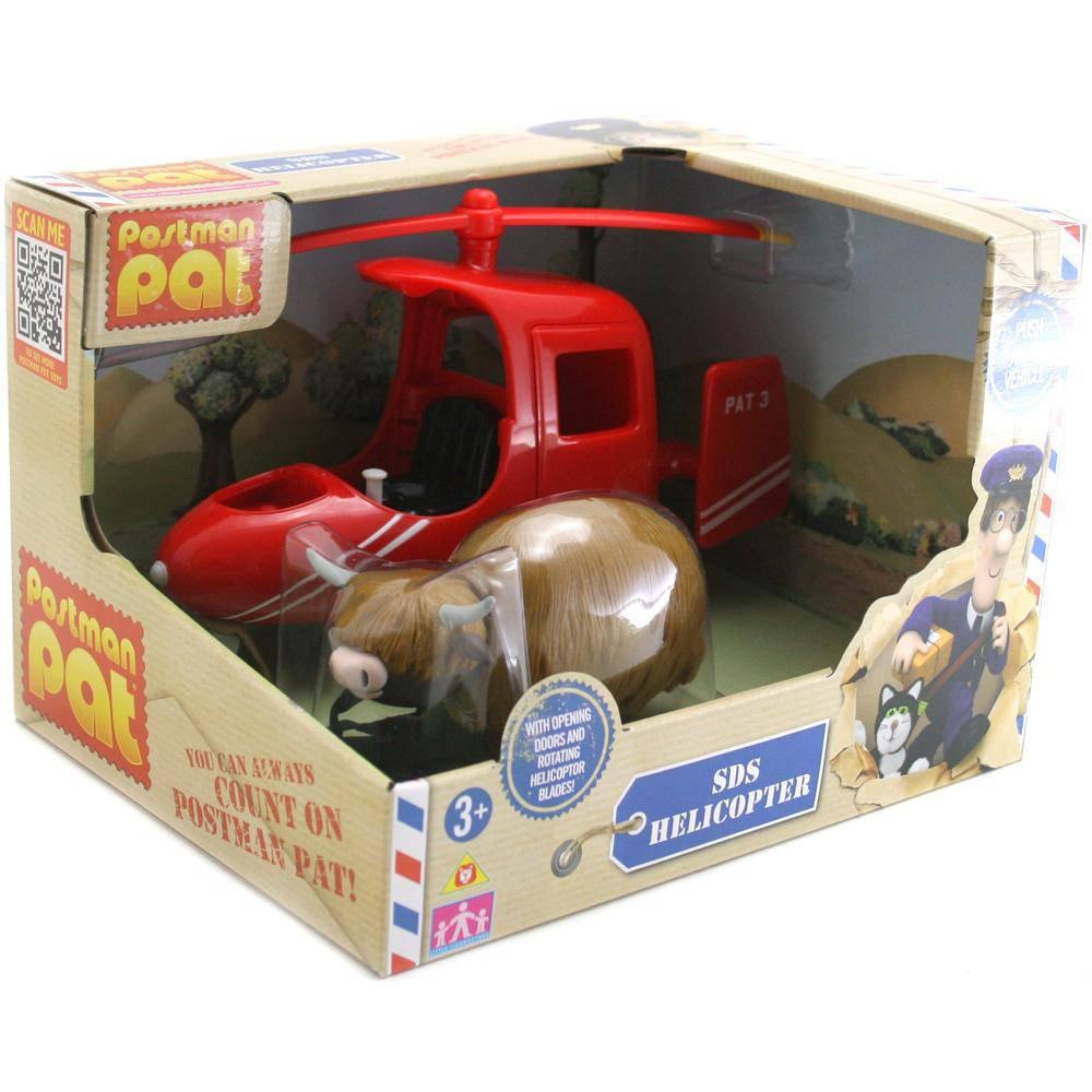 Postman Pat Vehicles- SDS Helicopter with Cow - Gadget Station